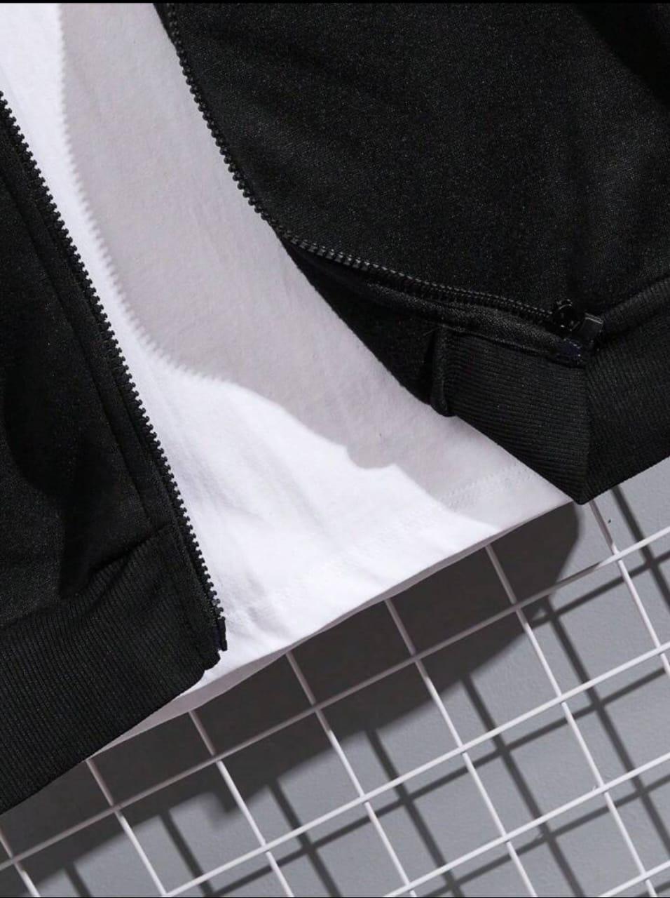 2 Pcs – Men's Plain Fleece Track Suit