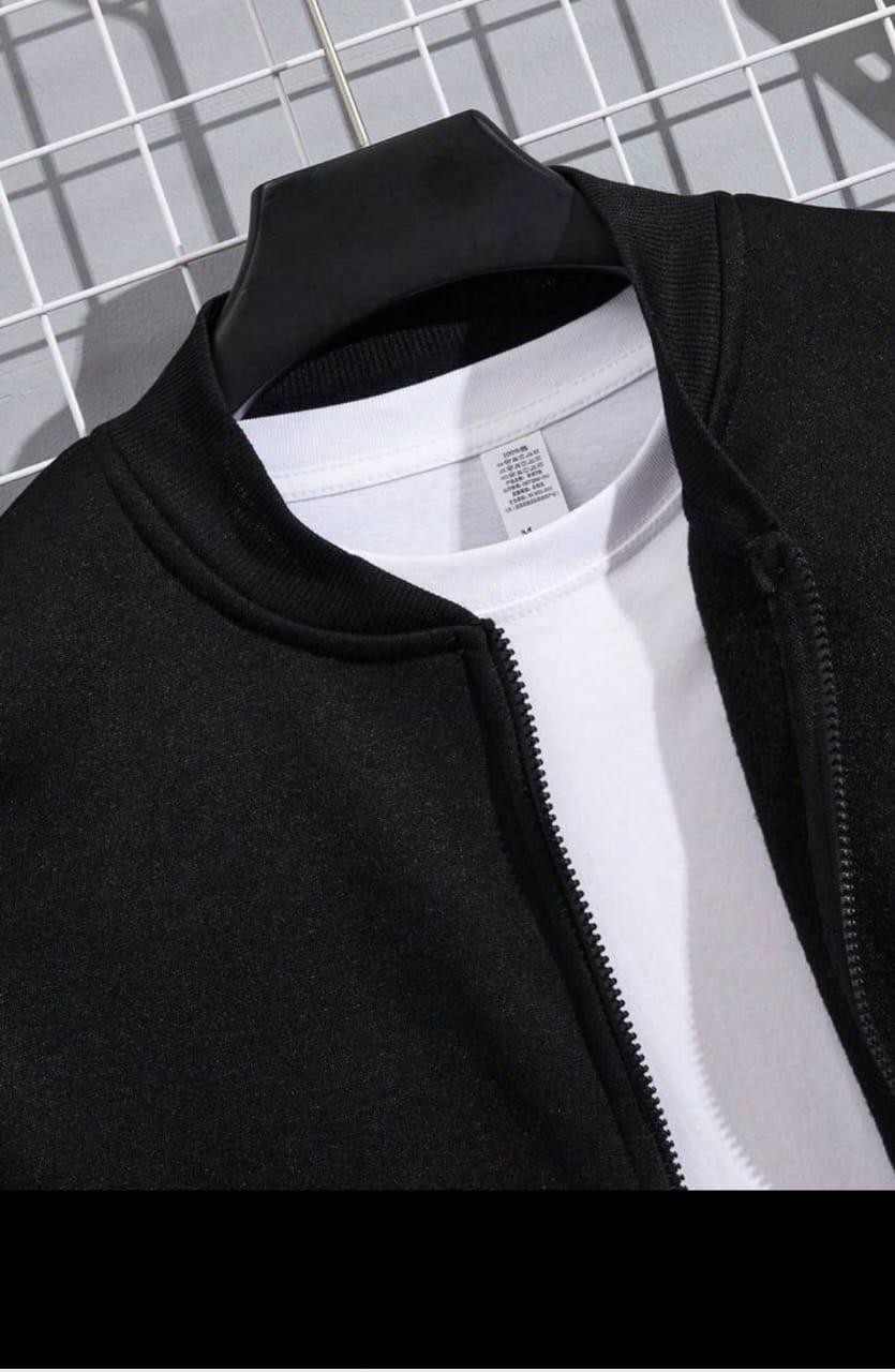 2 Pcs – Men's Plain Fleece Track Suit